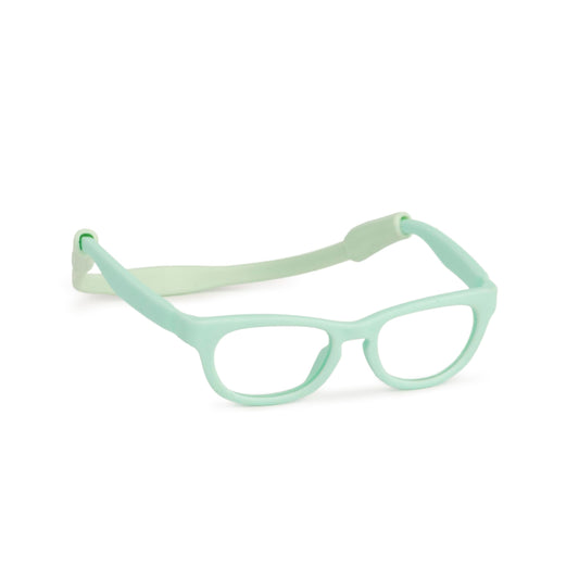 Turquoise Glasses for 15 inch Dolls. Funny accesory to give Realism to The Play