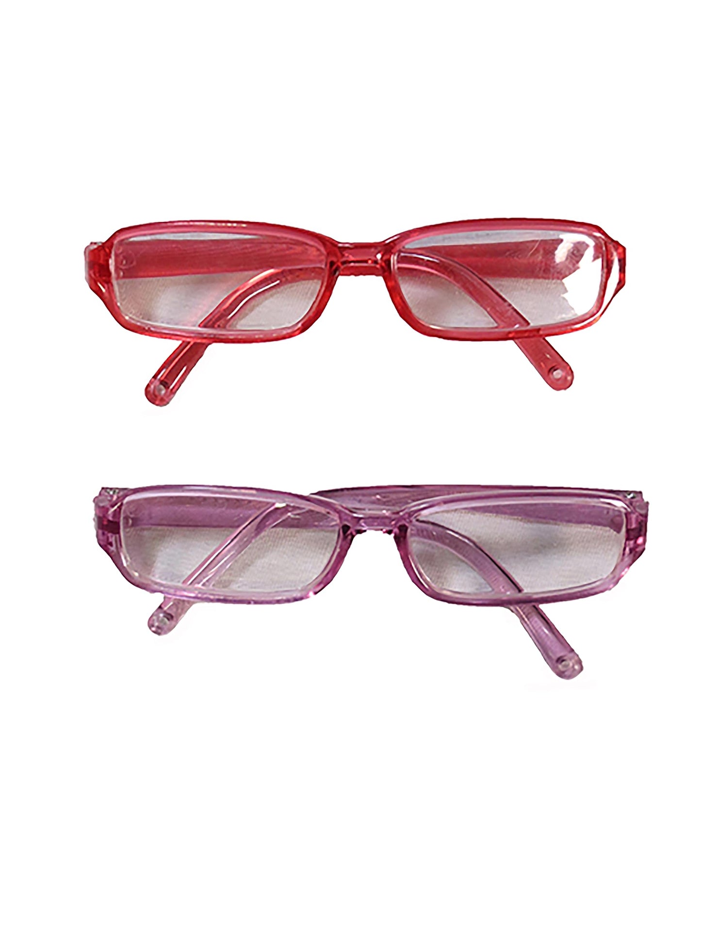 Doll Pink and Purple Framed Glasses for 18-Inch Dolls | Premium Quality & Trendy Design | Dolls Accessories | Perfect Fit for Popular Brands